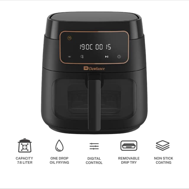 Dawlance Air-Fryer Model No DWAF 3374 B (XXL) 7.6L
