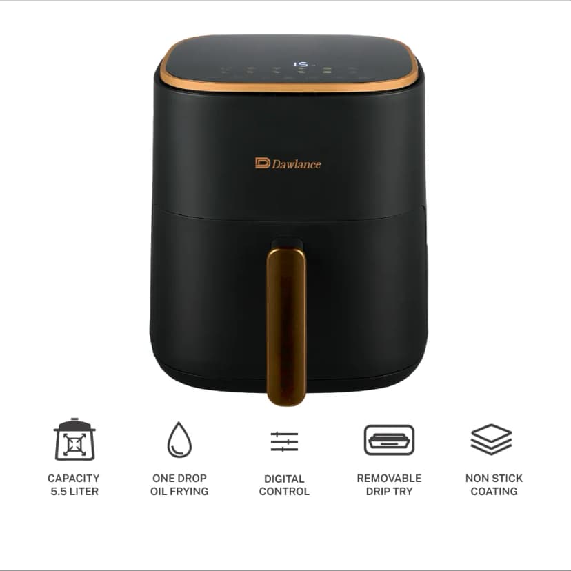 Dawlance Air Fryer DWAF 6322 D with 5.5 Litres Capacity