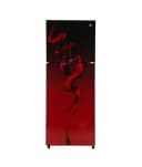Pel InverterOn Flat Glass Door Freezer-on-top Refrigerator 12 Cu Ft - (PRINVO 6470)-Maroon Blaze