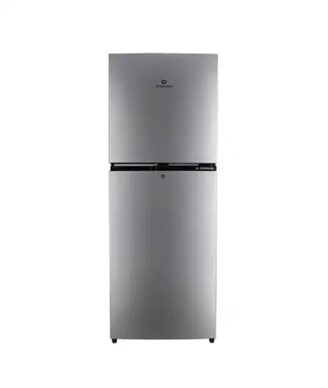Dawlance E Chrome Freezer-On-Top Refrigerator 14 Cu Ft Metallic Grey (9178-WB)