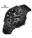 Naviforce ChronoXtreme Watch For Men's Black - (NF-8051-8)
