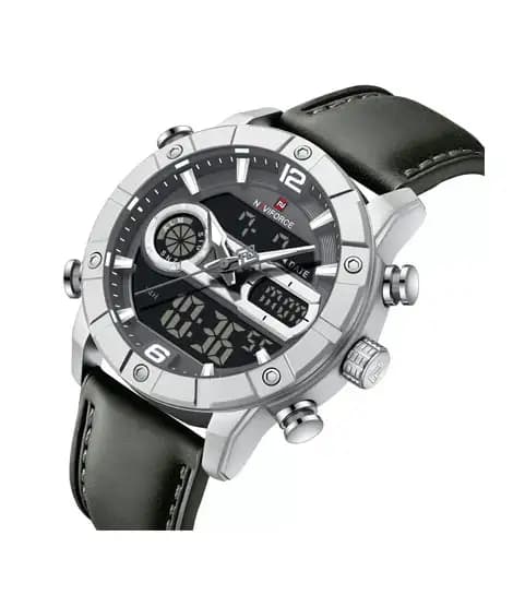 Naviforce Cross Time Edition Watch For Men Grey - (NF-9263-7)