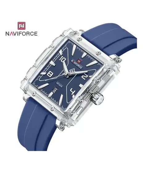 Naviforce Elite Frame Watch For Men Blue - (NF-6112-5)