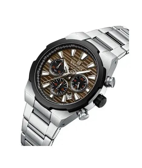 Naviforce Executive Chrono Watch For Men Silver - (NF-8081-5)