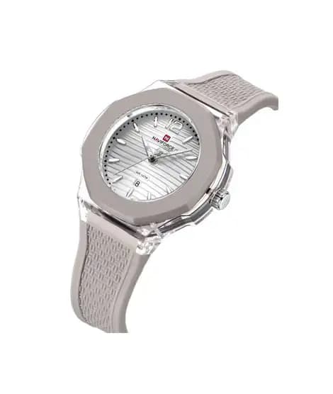 Naviforce Textura Watch For Women Grey- (NF-6109-8)