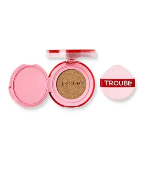 Trouble Maker Button Pusher Air Cushion Face Foundation-Gold Star