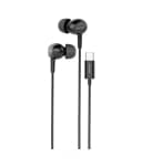 Ronin Crystal Clear Sound In-Ear Handsfree Black (R-9-Type-C)