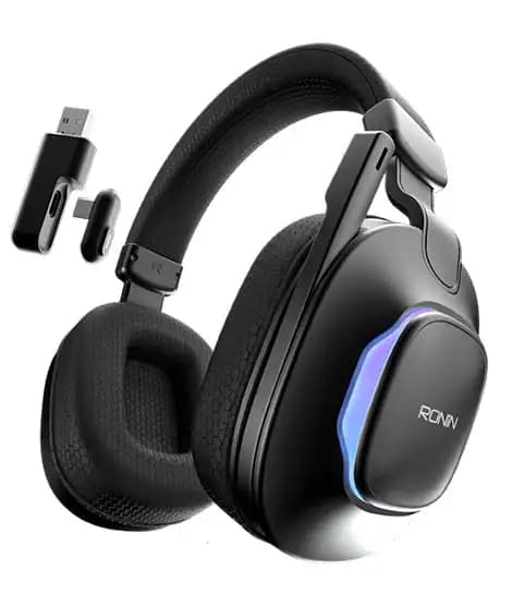 Ronin Hurricane Wireless Headphones (R-1515)-Black