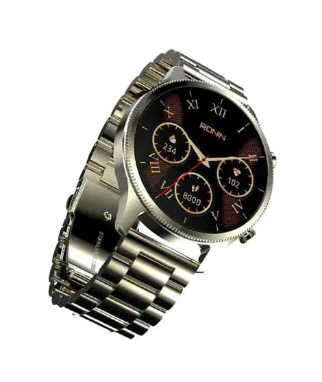 Ronin Luxe Smart Watch (R-010)-Nickel
