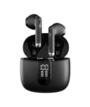 Ronin Wireless Earbuds With Digital Display (R-190)-Black