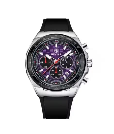 Benyar SportX Chrono Edition Watch For Men Black - (BY-5215-3)