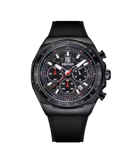 Benyar SportX Chrono Edition Watch For Men Black - (BY-5215-6)