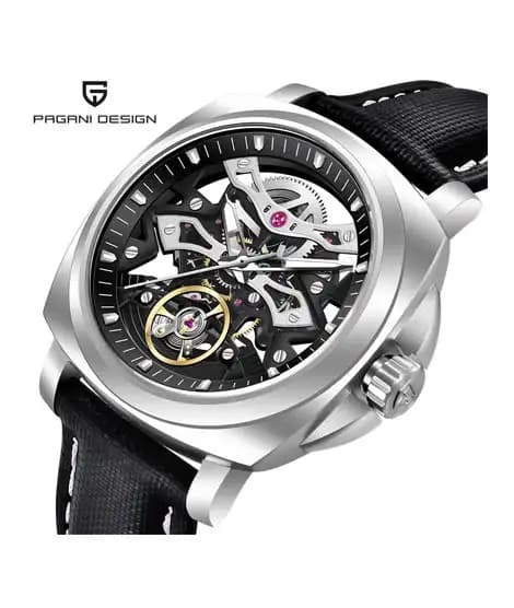 Pagani Design Infinity Gear Tourbillon Watch For Men Black (PD-YS017-1)