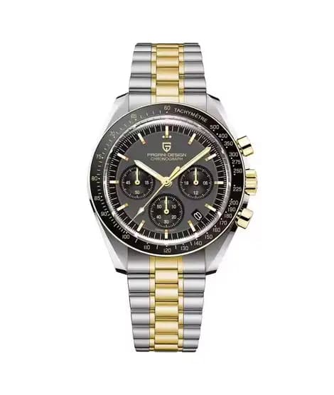 Pagani Design Seiko V63 Movement Watch For Men Two Tone (PD-1701-20)