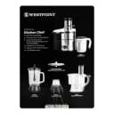 Westpoint WF-1860 Kitchen Chef Multi-function food processor Blender, Grinder, juicer and Mincer Non Slip Rubber Base 600W
