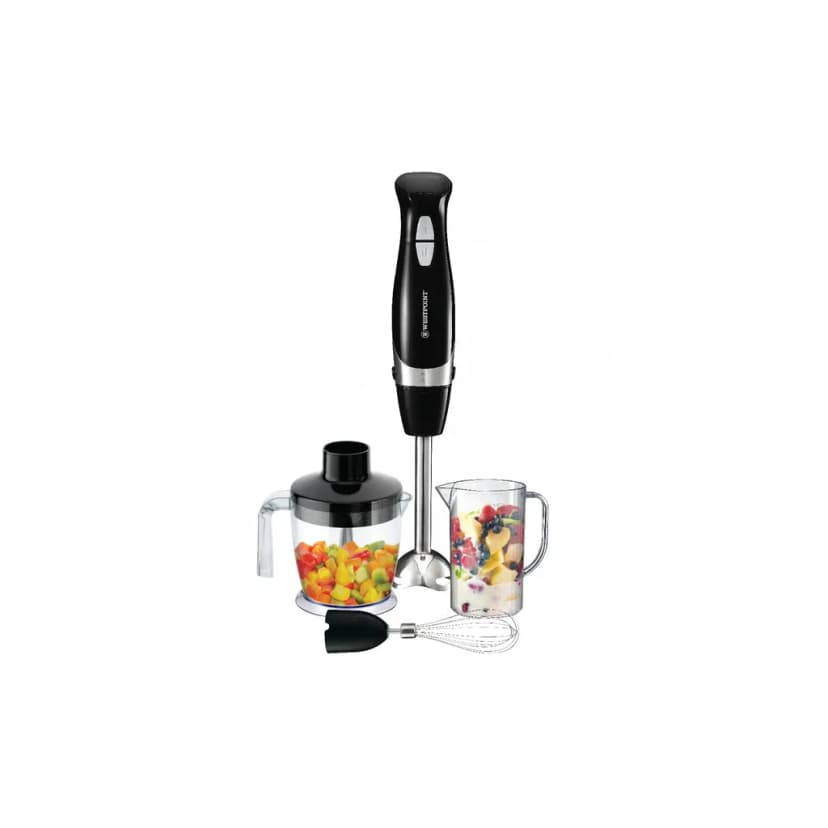 Westpoint WF-4201 Stainless Steel Blade along with 700ml Plastic Jar, speeds blends in plots pitches, Blending cups and Bowls Easy Operation with big button 600w