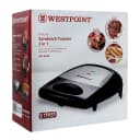 Westpoint WF-6093 3 in 1 Best Toaster Sandwich Machine, Waffle Maker and Grill Quick and Easy Cleaning 700w