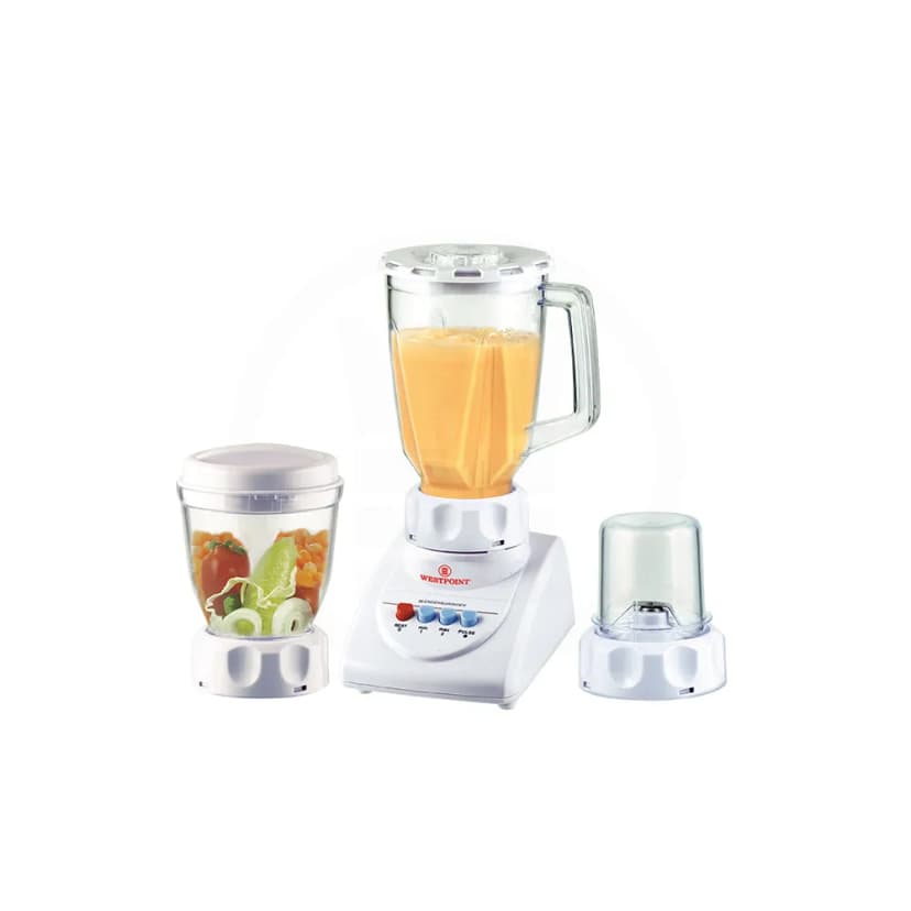 Westpoint WF-738 3 in 1 Blender, and grinder unbreakable polycarbonate jar/bowl fully high Speed, energy efficient pure copper 350w