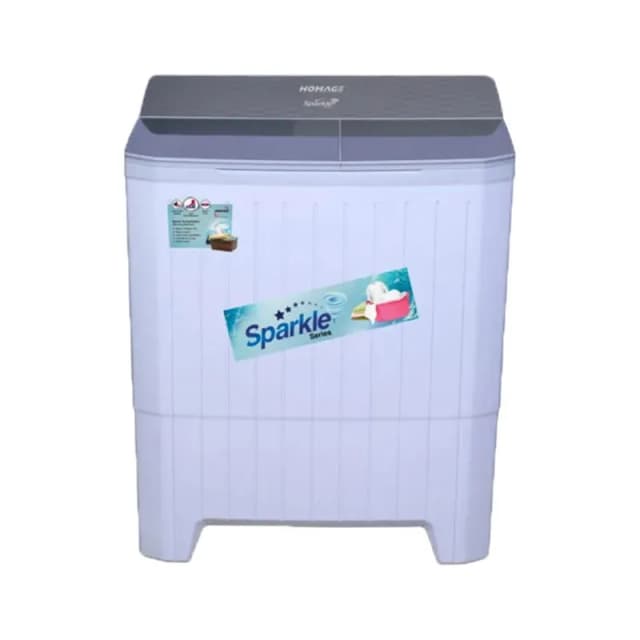 Homage - Washing Machine Semi Auto Twin Tub Top Load 11KG - HW-49112 PW