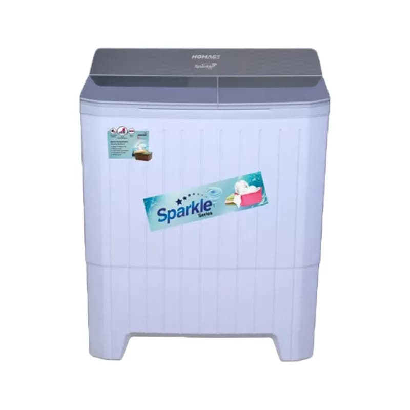 Homage - Washing Machine Semi Auto Twin Tub Top Load 11KG - HW-49112 PW