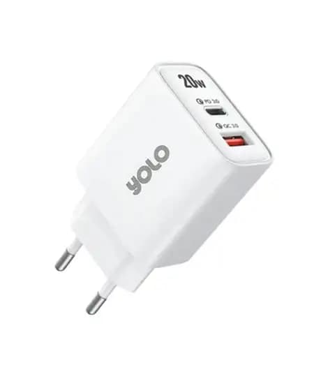 Yolo 20W Charger With USB to Type C Cable (Y-201)