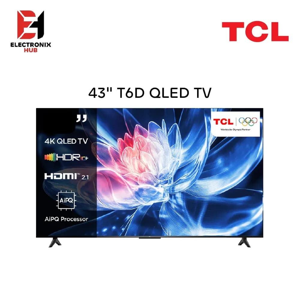 TCL 43T6D 4KLED UHD Smart Google TV