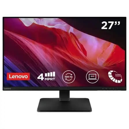 Lenovo 27 Inch HDMI Led Monitor HD + Resolution with Free Power Code and HDMI Cable