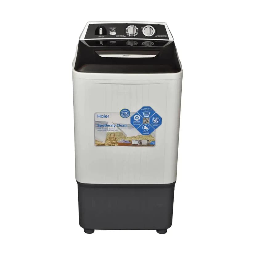Haier HWM 120-35 - Semi-Automatic Washing Machine - 12 Kg With Free Gift Airbuds