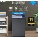 Haier HWM 85-1269 8.5 kg-Fully Automatic-Top Loading W/M With Free Airbuds