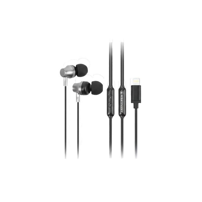 Westpoint Earphones Exclusive Lightning 1100mm WP-413