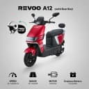 Revoo A12 Electric Scooter or E-Bike with Rear Box with free half helmet