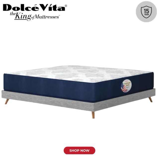 Dolce Vita American Spirit Pocket Spring Mattress | 15 Years Brand Warranty