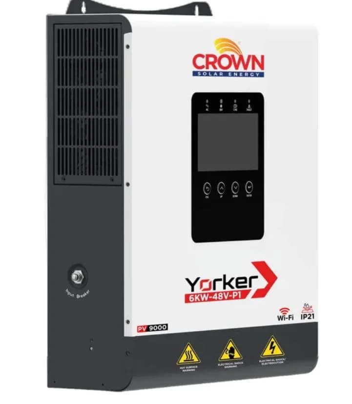 Crown Yorker 6kw Hybrid Solar Inverter IP21