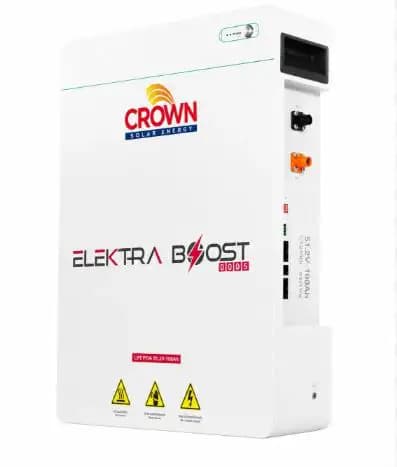 Crown Elektra Boost Pro 5.12KW 100AH Lithium Battery