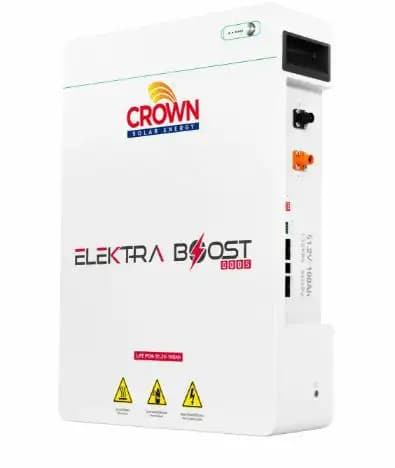 Crown Elektra Boost Lite 5.12KW 100AH Lithium Battery