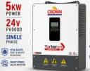 Crown Yorker 5KW IP54 Hybrid Solar Inverter 24V PV9000