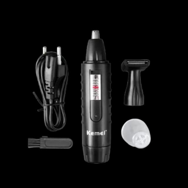 Kemei KM-9688 2-in-1 Rechargeable Hair & Nose Trimmer