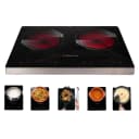 Glam Gas Dual Burner Infrared Ceramic Cooker Hot Glow-920