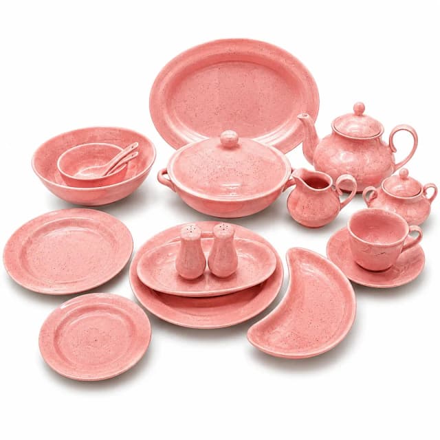 Luxury 72-Piece Mirage Speckled Dinnerware Set
