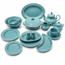 Luxury 72-Piece Mirage Speckled Dinnerware Set