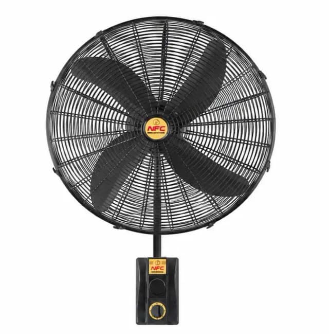 NFC AC DC Mega Bracket Fan 24 Long Lasting Motor Energy Efficient 3 Speed Button Operation