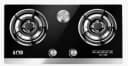 Nasgas Hob Double Burner DG-GN2 Glass Top