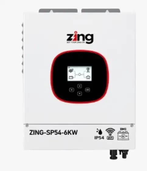 Zing 6KW Inverter Single Phase Hybrid Inverter IP54