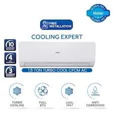Haier HSU-18CFCP Turbo Cool White colour Non inverter