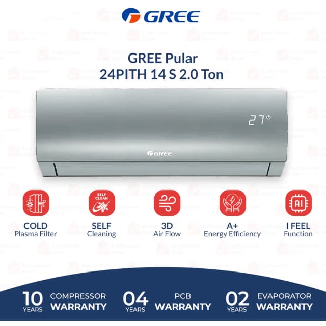 Gree 24PIth11S Pular Series 2.0 ton Inverter AC