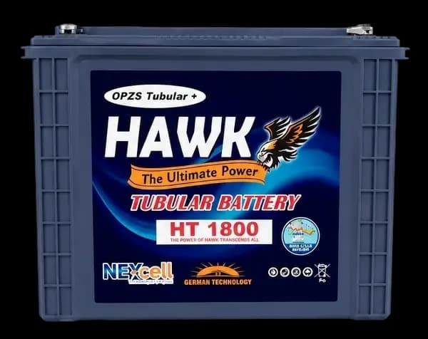 Hawk HT-1800 Tall Tubular Battery 180AH 07 Plates ( Only For Karachi )