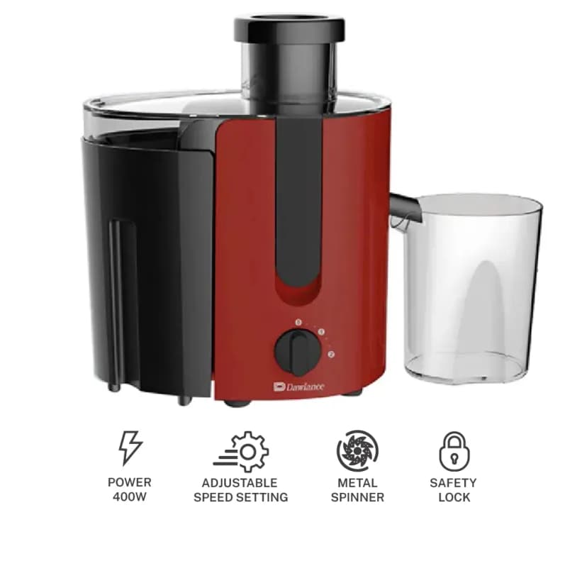 Dawlance Hard Fruit Juicer DWHJ 4002 RB/ with Overheat Safety Protection