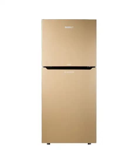 Orient Etron 505 VCM Inverter Freezer-on-Top Refrigerator 18 Cu Ft-Hairline Golden