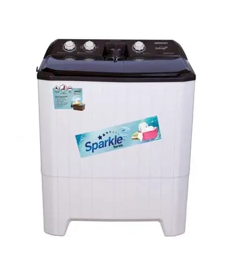 Homage Sparkle Top Load Semi Automatic Washing Machine Ivory Brown 11Kg (HW-49112P)