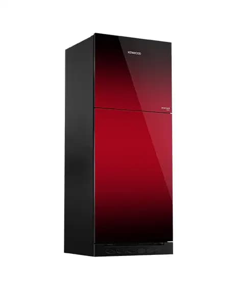 Kenwood Invertech Freezer On Top Refrigerator 18 Cu Ft Maroon (KRF-26657-I-GD)